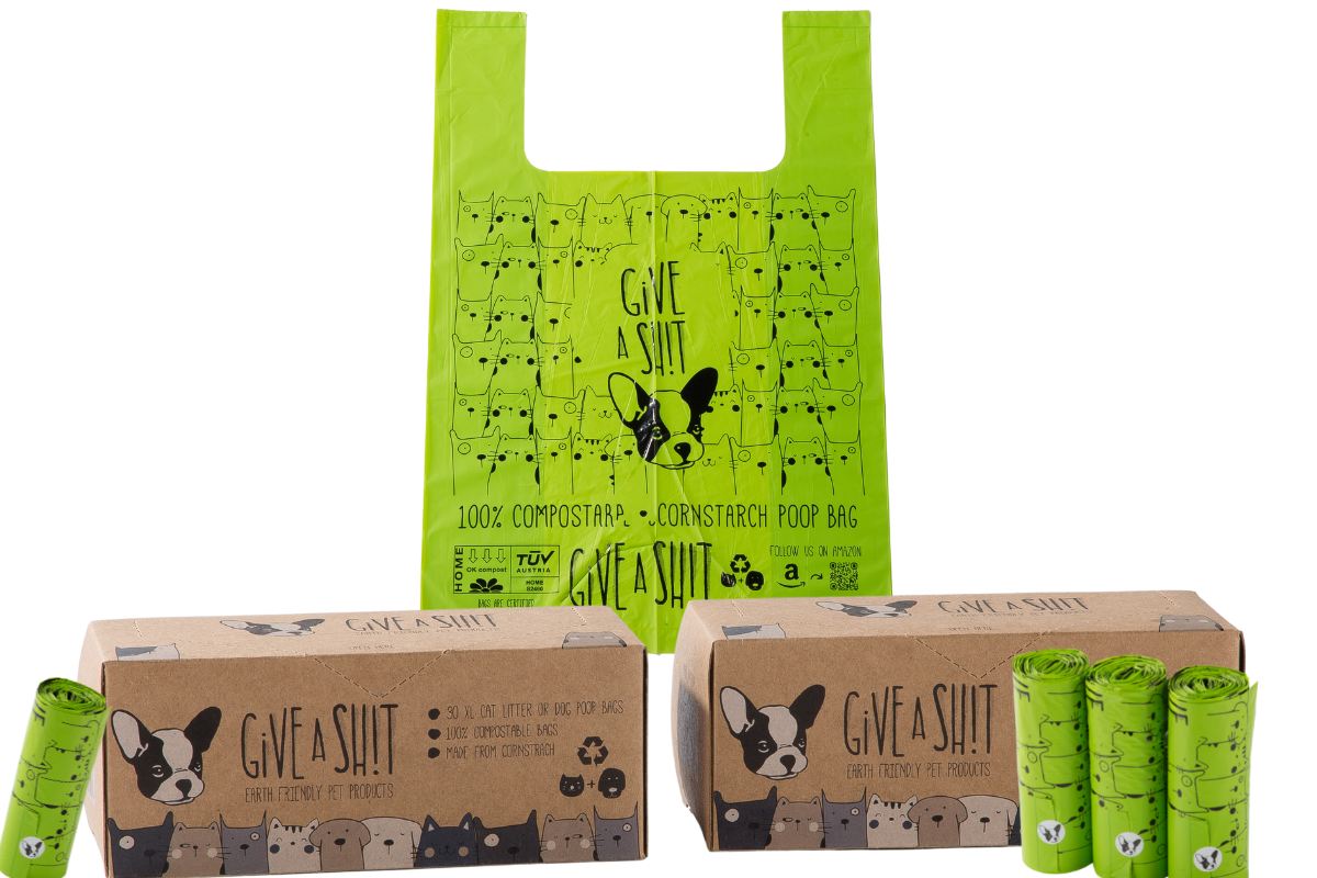 The New Give a Sh!t XL Compostable Bags For Large Dogs And Biodegradable Cat Litter Bags