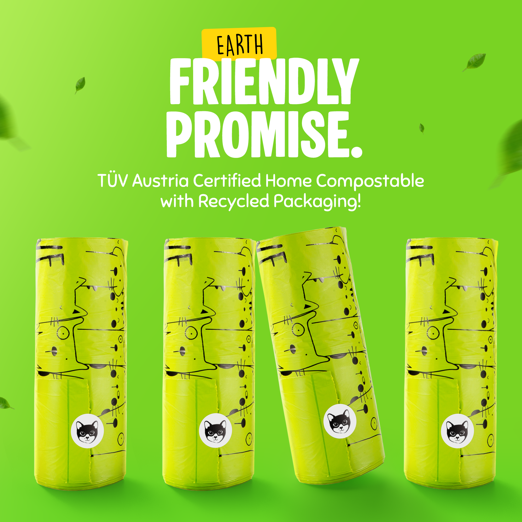 Extra Large Certified Compostable Cat Litter Bags