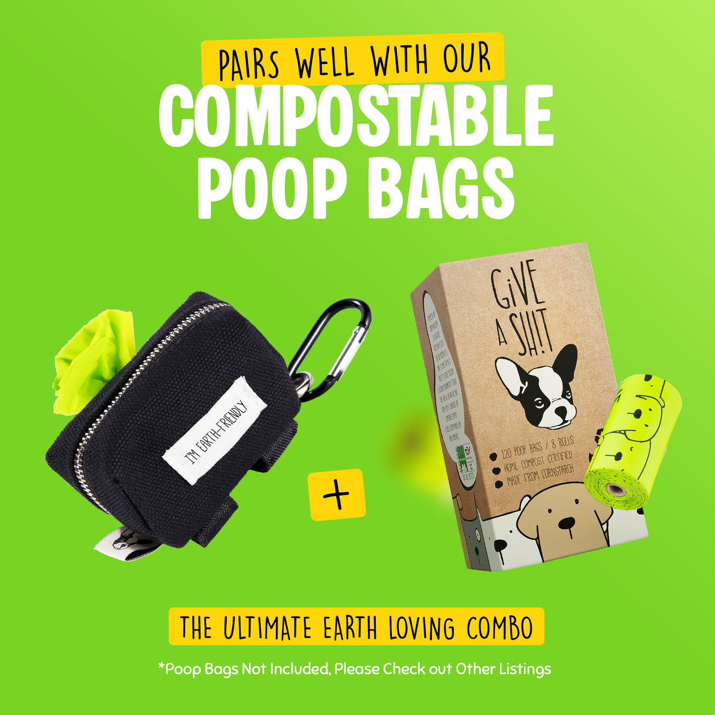 Cotton Dog Poop Bag Dispenser