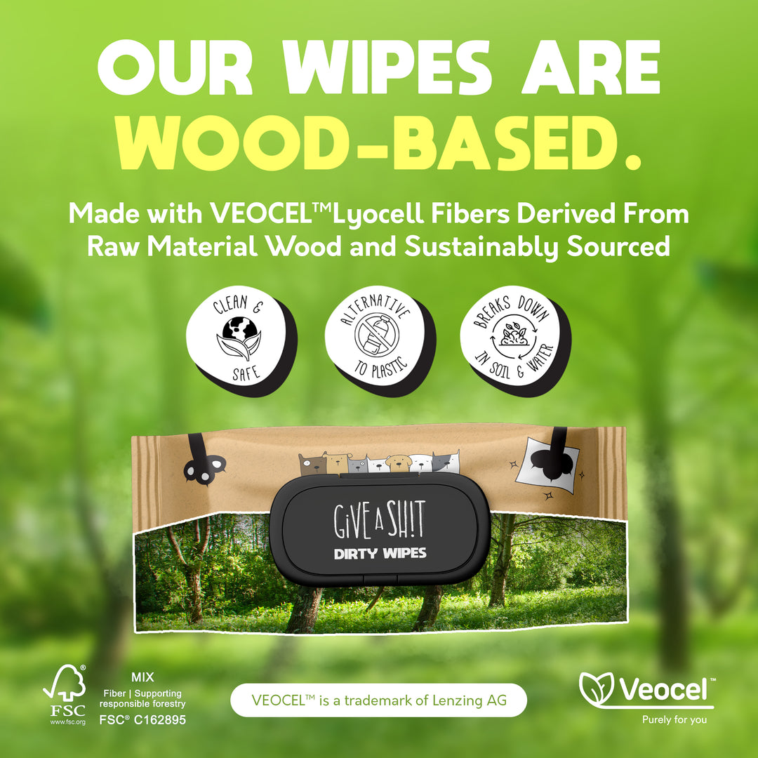 Plant-Based Full Body Pet Wipes for Dogs & Cats - Vet-Designed & Hypoallergenic