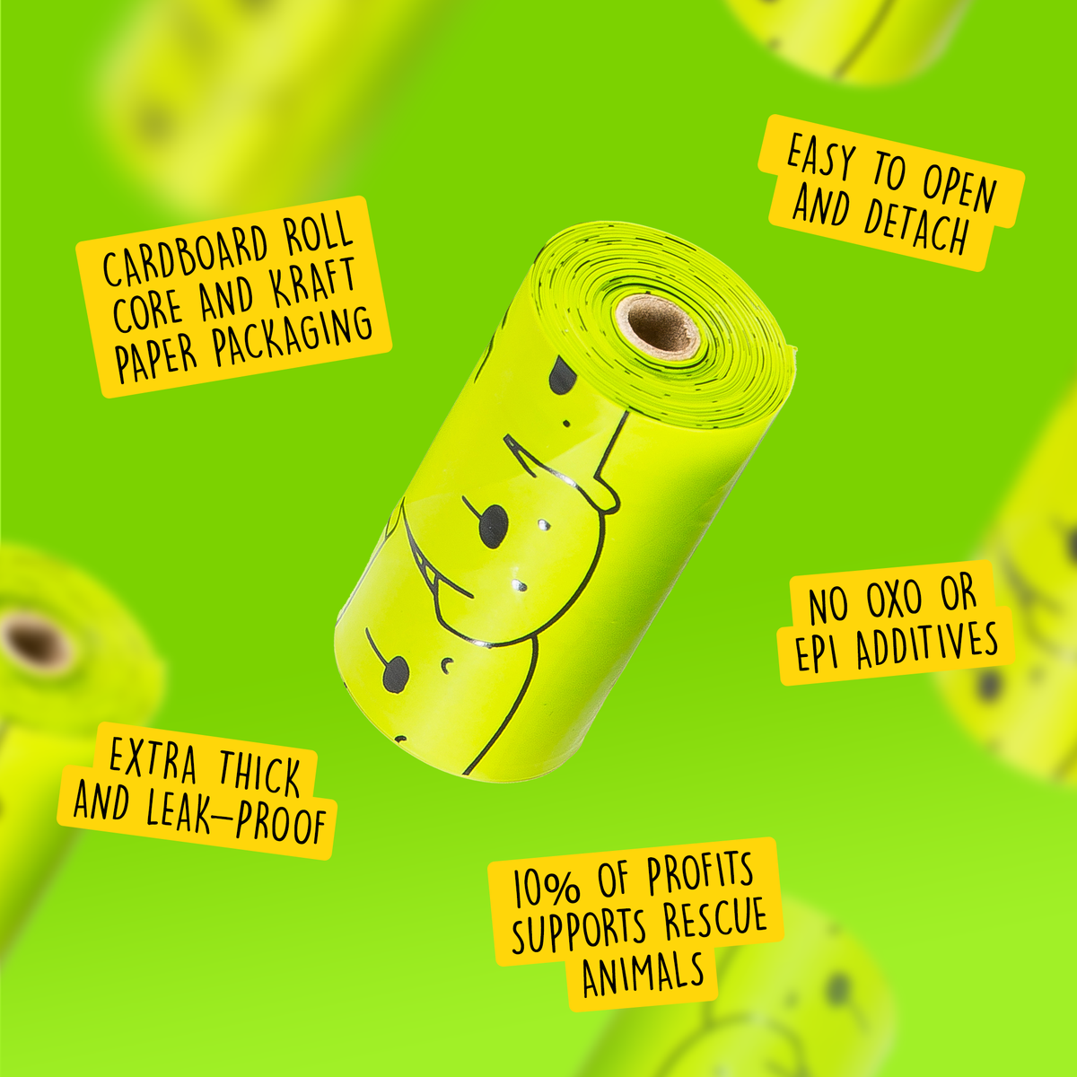Extra Thick Dog Poop Bags