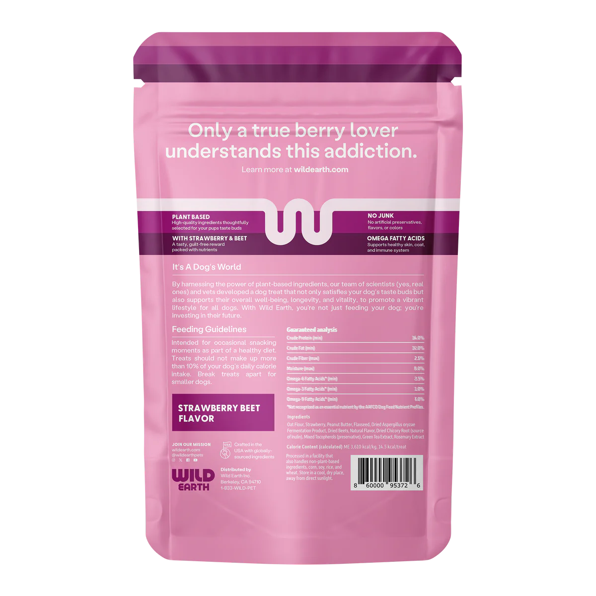 3 Pack - Superfood Dog Treats with Koji (5 oz per bag) by Wild Earth