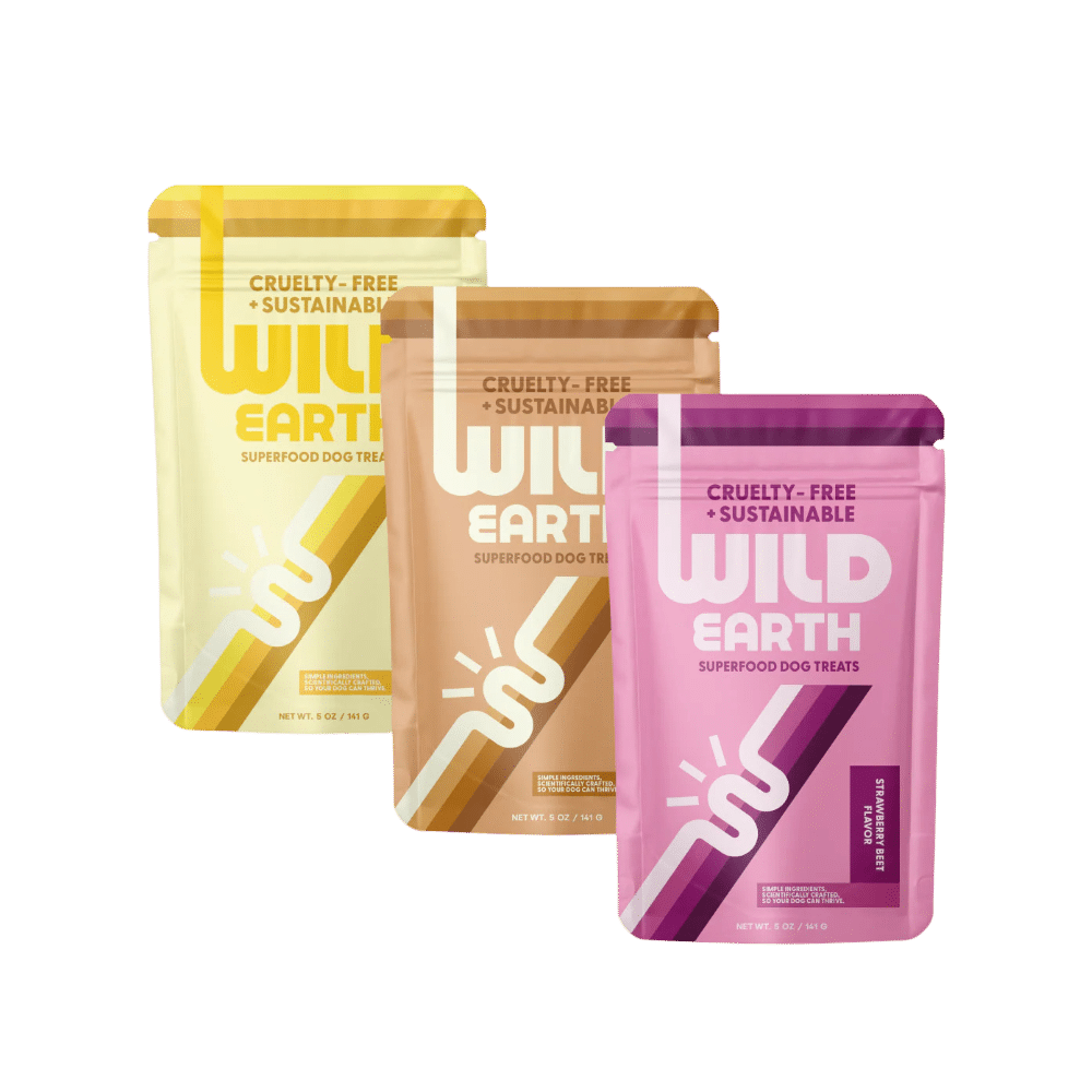 3 Pack - Superfood Dog Treats with Koji (5 oz per bag) by Wild Earth