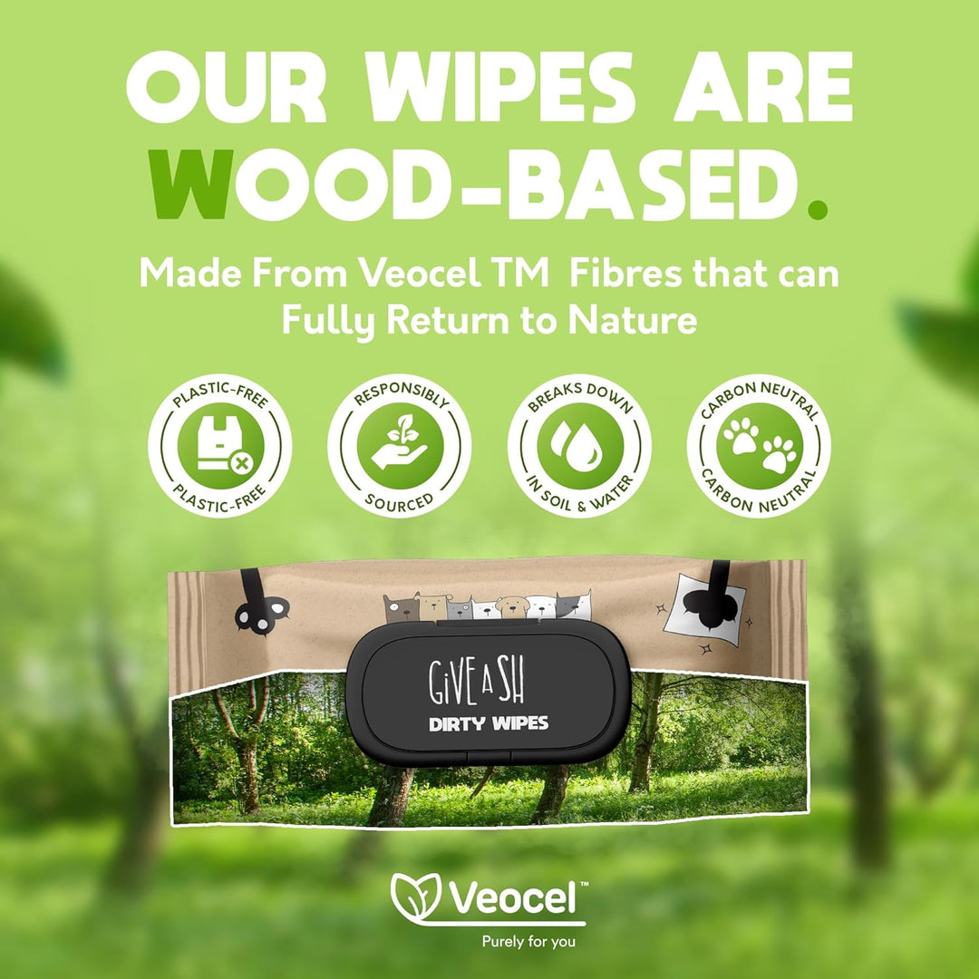 Plant-Based Full Body Pet Wipes for Dogs & Cats - Vet-Designed & Hypoallergenic