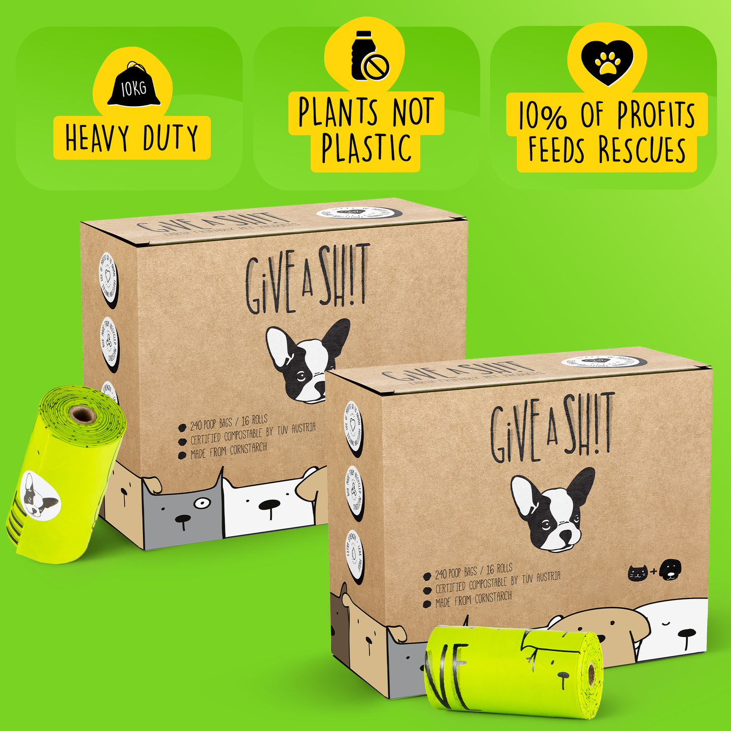 Certified Compostable Dog Poop Bags