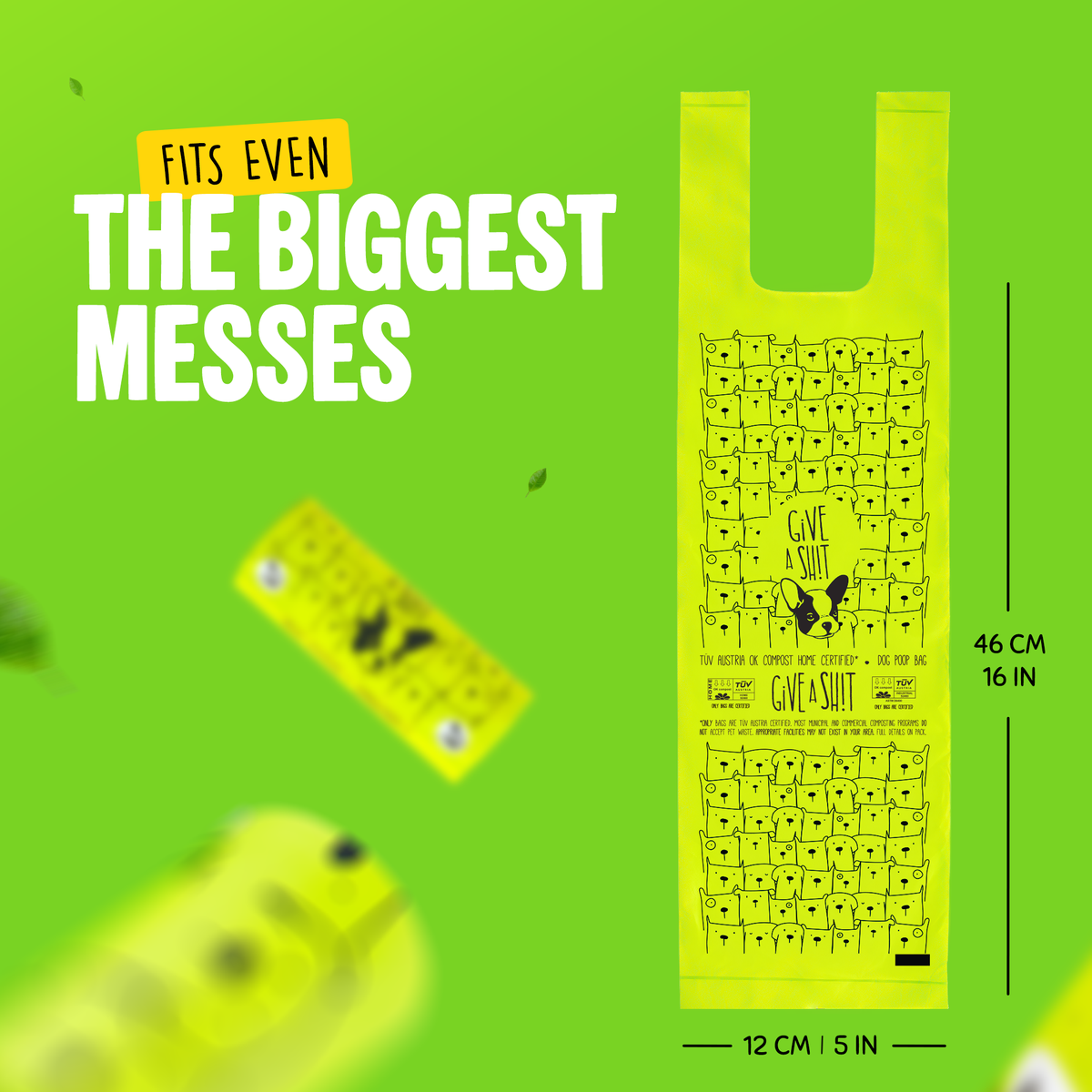 Extra Long Dog Poop Bags with Handles