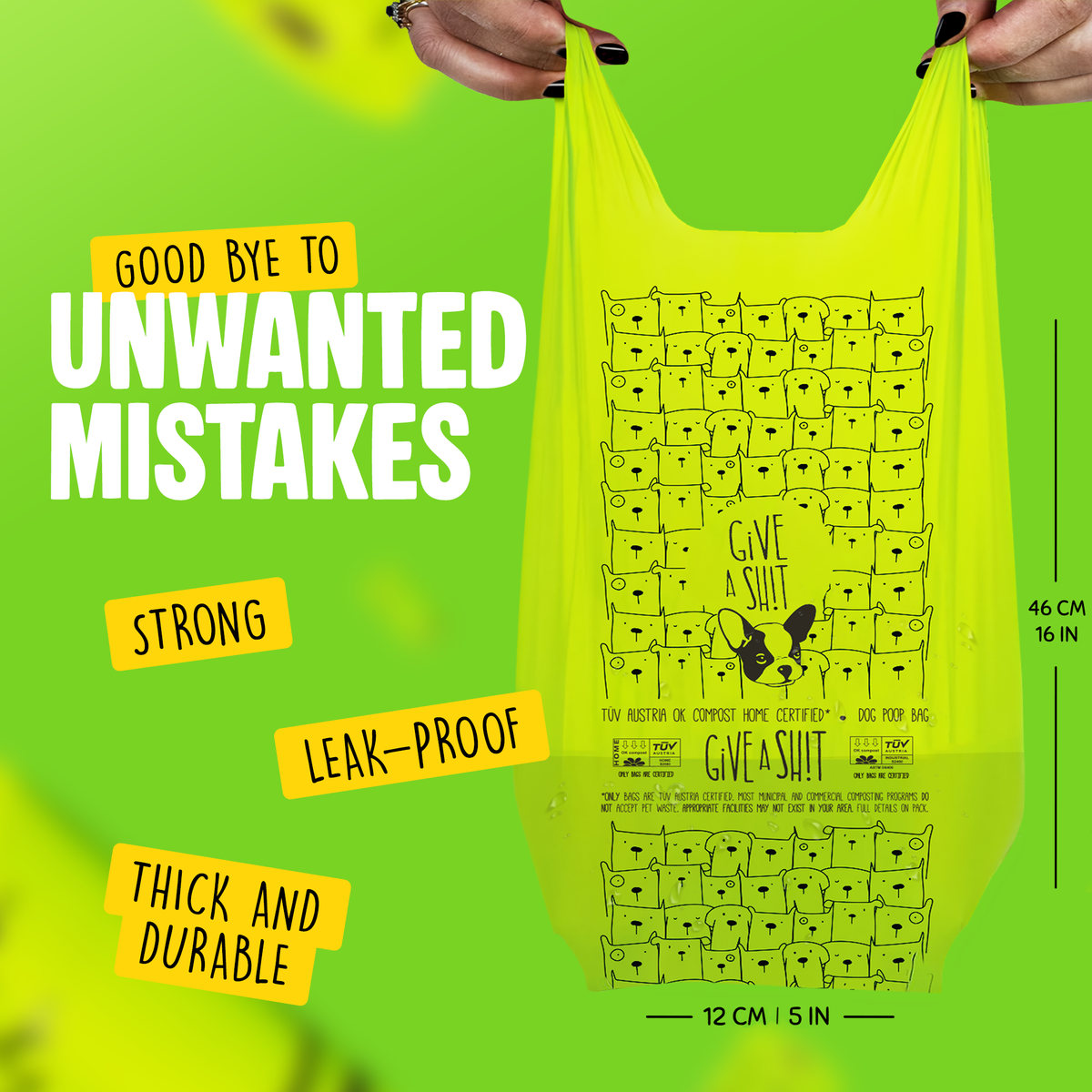 Extra Long Dog Poop Bags with Handles