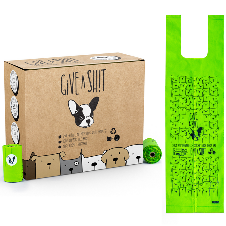 N°2 TOTE Poop Bags: 100% Compostable and Eco-Friendly Dog Waste Bags | Only  $9.85